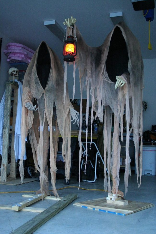 Towering Wood Skeleton Frame