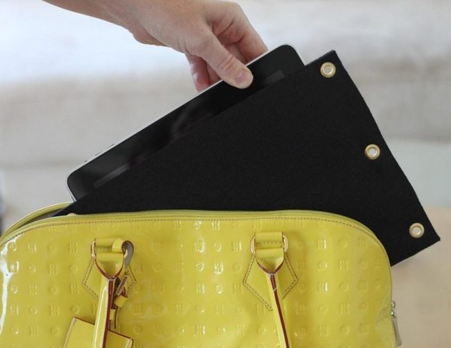 Yellow Leather Statement Handbag