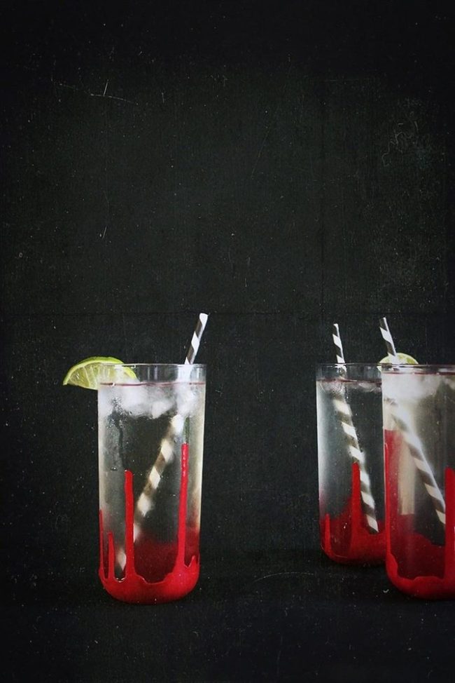 Red Syrup Cascade Cocktails