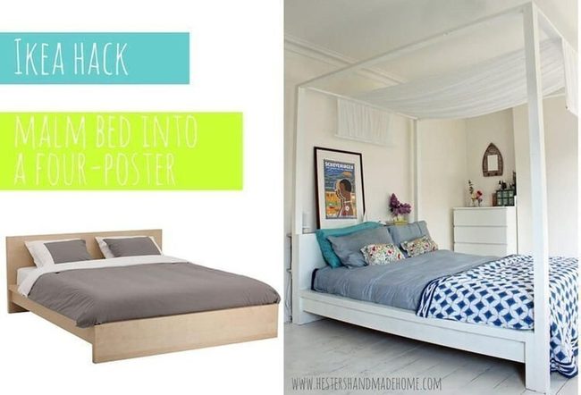 Budget Canopy Bed Hack