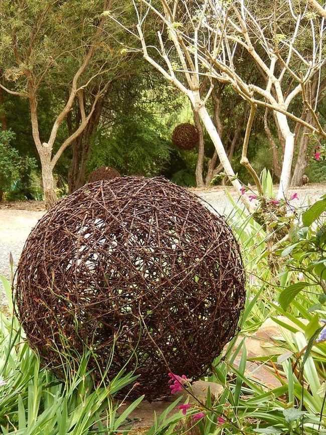 Woven Branch Garden Orb