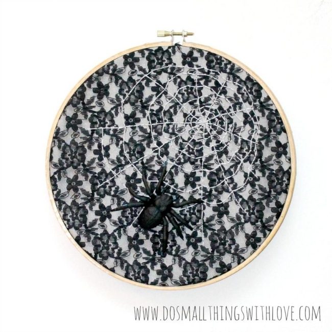 White Spider Web Frames