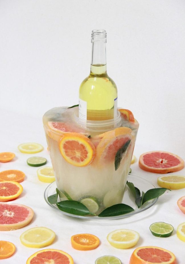 Frosted Citrus White Wine