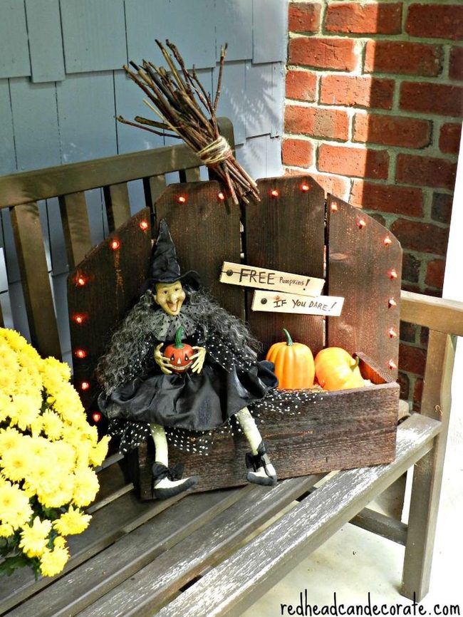 Orange And Yellow Pumpkin Display