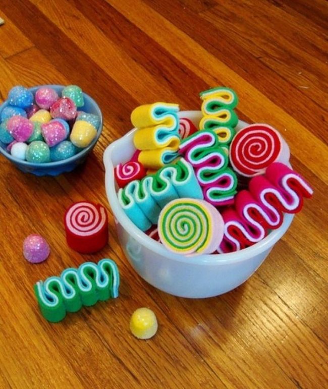 Colorful Swirl Bowl With Sparkle