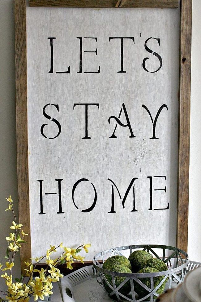Painted Wood Philosophy Signs