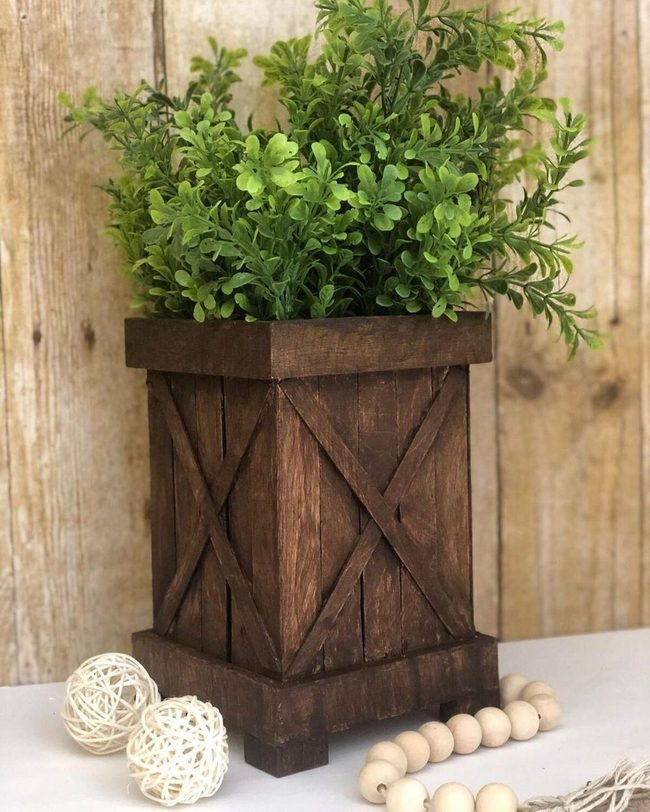 Wooden Planter Box, Budget Garden