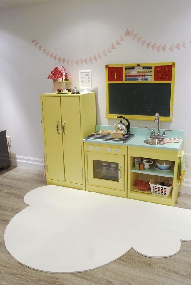 Sunny Yellow Play Kitchen