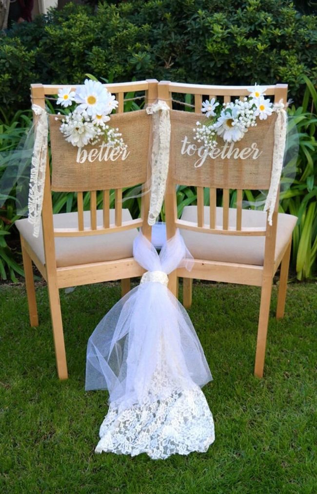 Better Together Wedding Signs