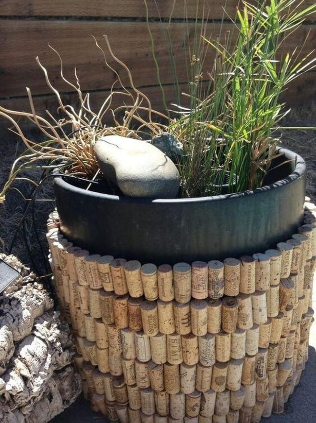 Wine Cork Planter Box