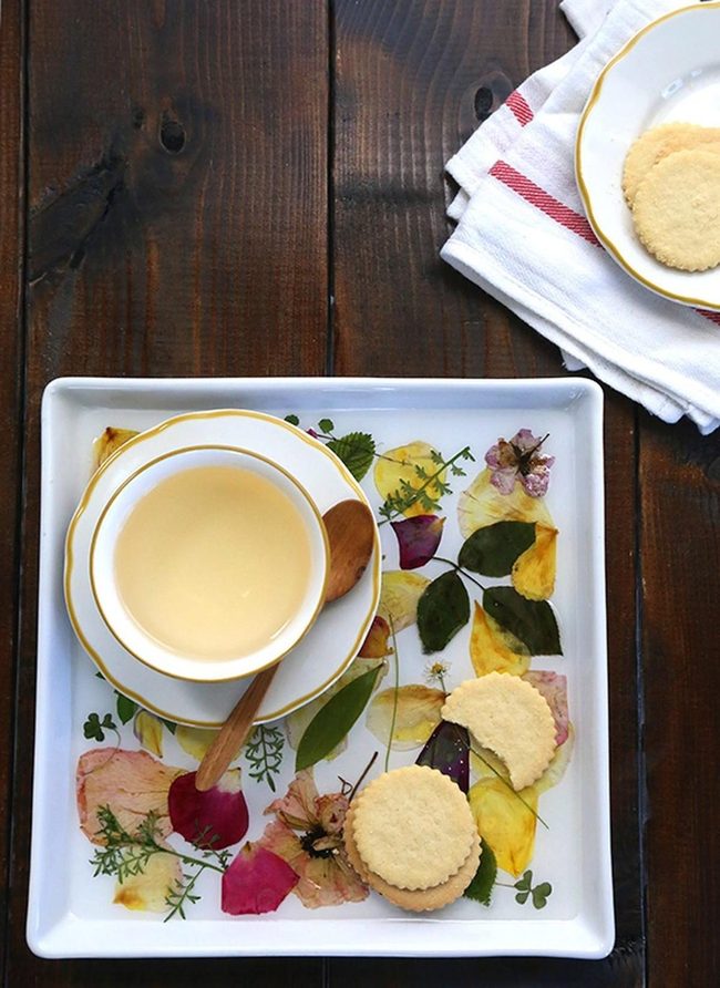 Gold-Trimmed Porcelain Tea Service