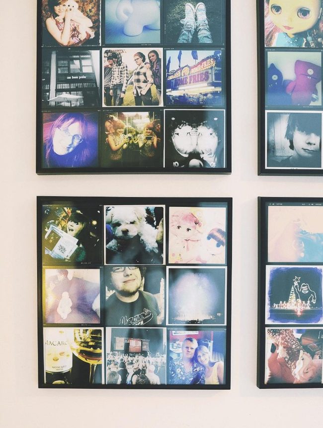 Black Frame Memory Wall