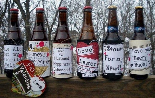 Personalized Beer Labels, Love Messages