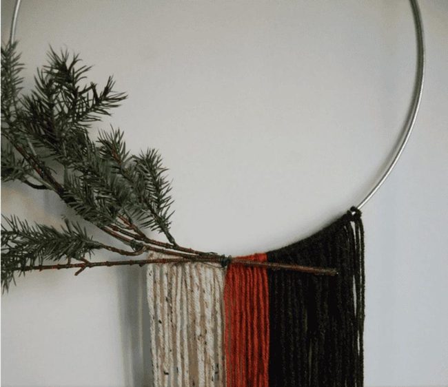 Green Yarn Christmas Crafts