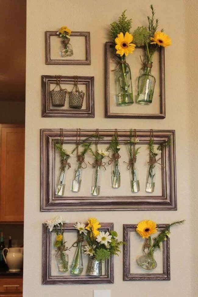 Fresh Blooms On Wood