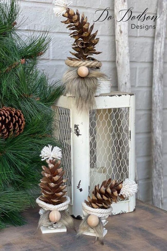 Pine Cone Gnomes Natural Charm