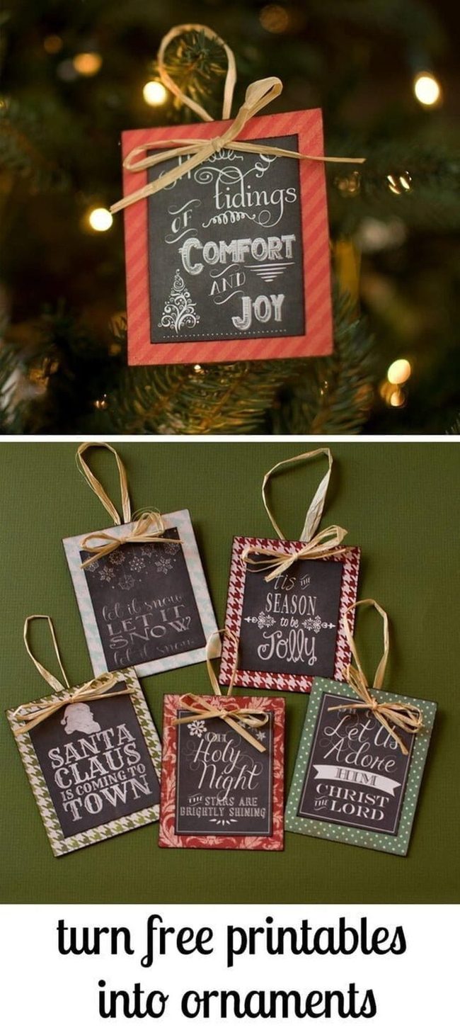 Black Chalkboard Personalized Tags