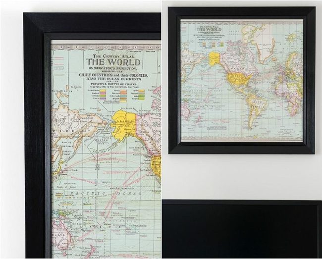 Vintage Maps Soft Pastels