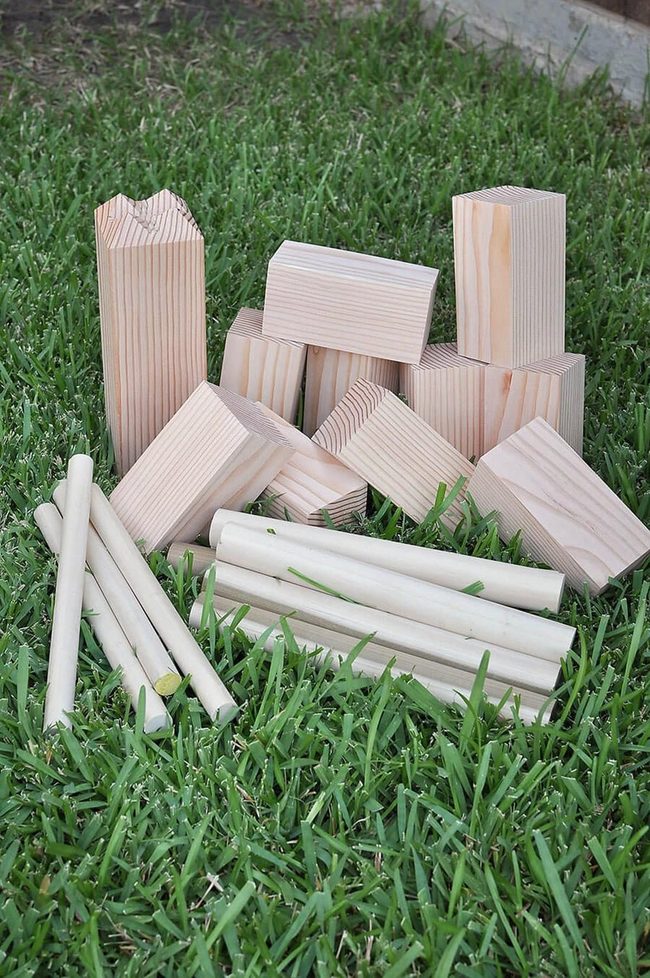 Wooden Strategy Game For Grass