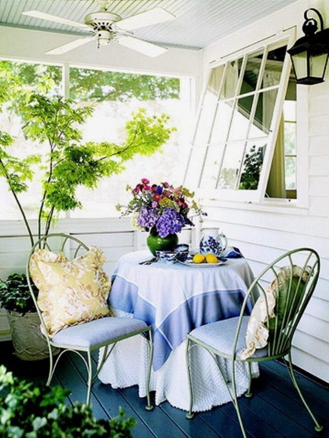 Golden Light Porch Retreat