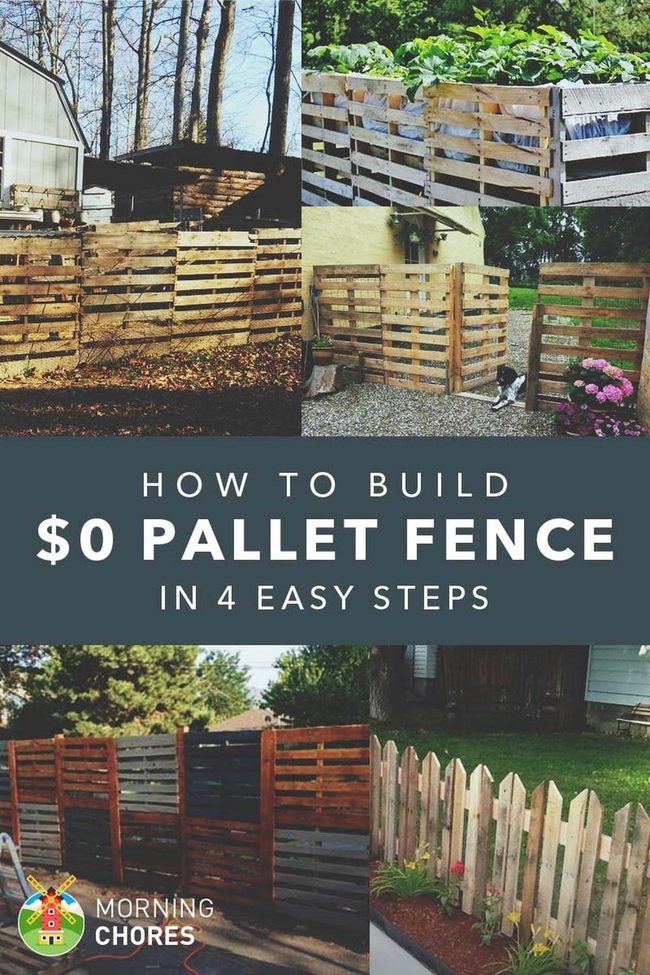 Reclaimed Wood Pallet Boundaries