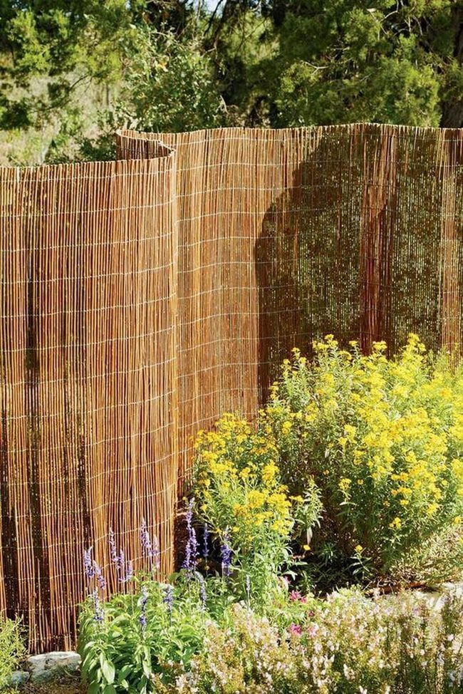 Natural Bamboo Privacy Screen