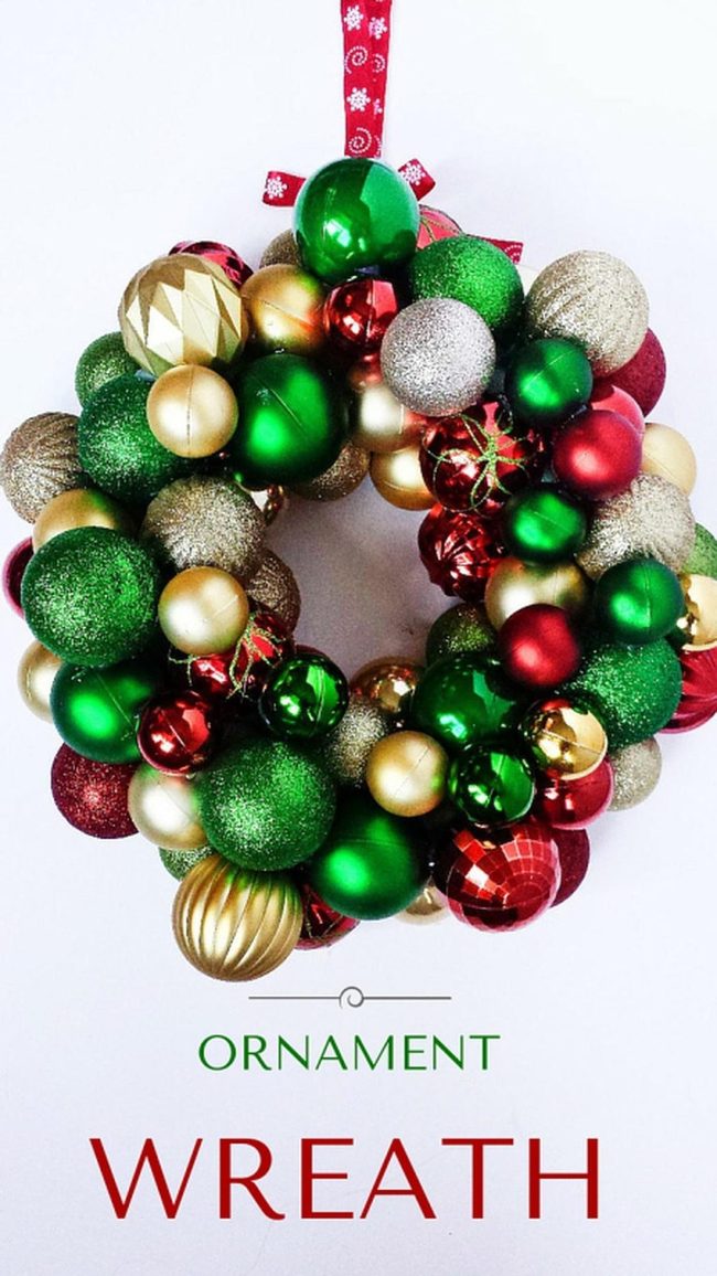 Green Shimmer Christmas Wreath