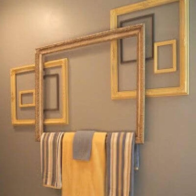 Framed Towels Gold Warmth