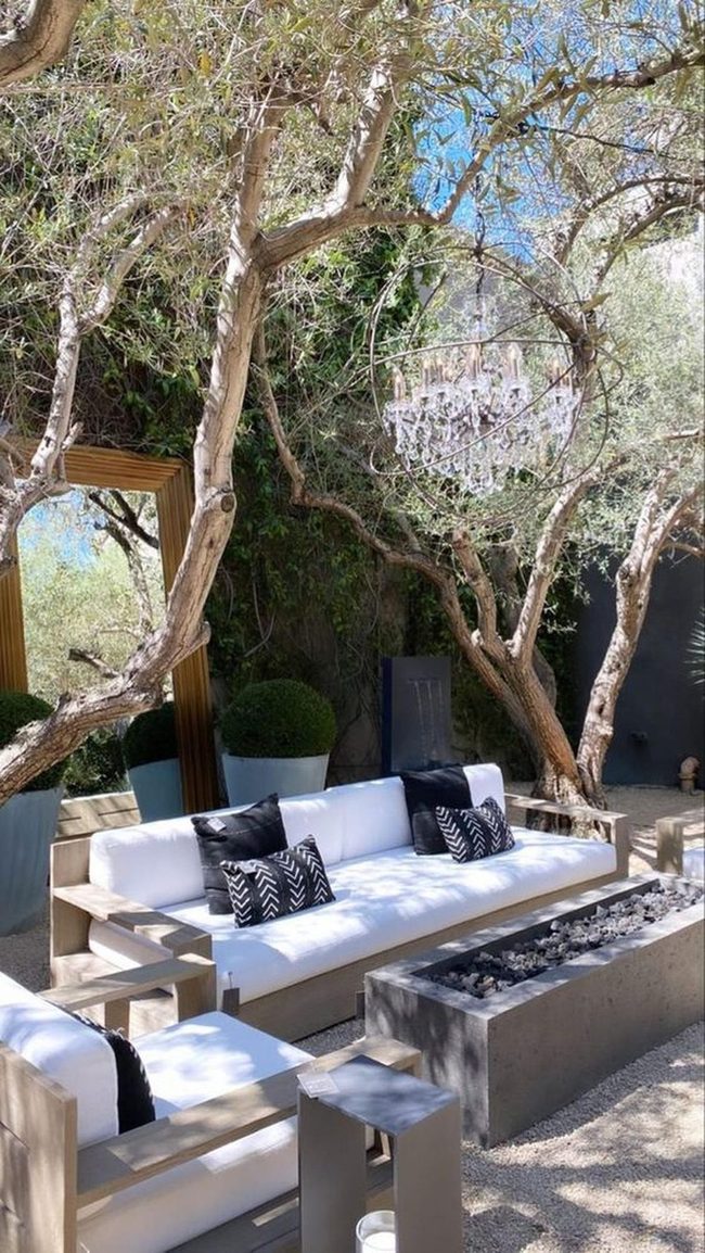 Chandelier-Lit Garden Gathering