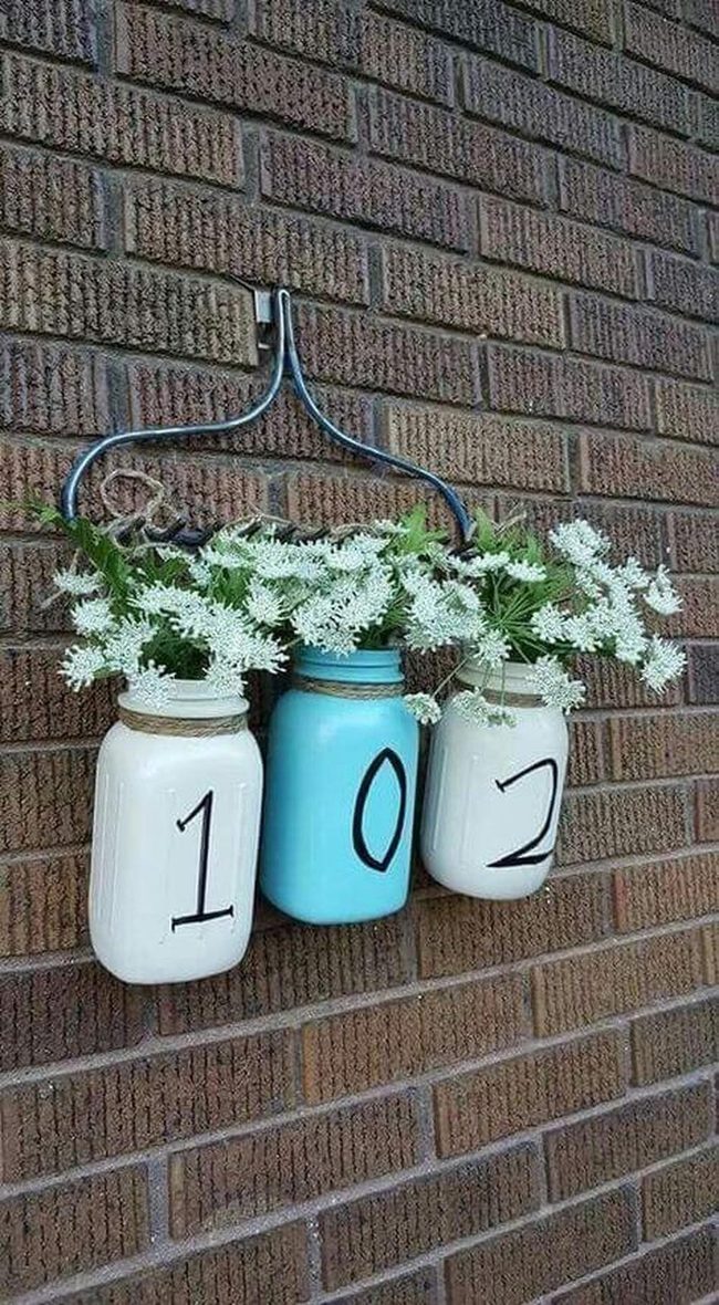 Colorful Glass Herb Garden