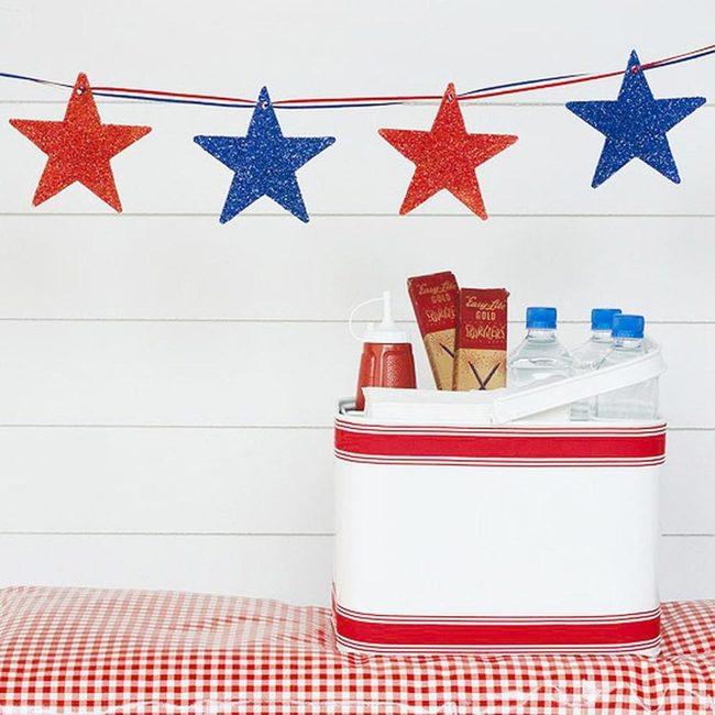 Red, White, Blue Picnic Stars