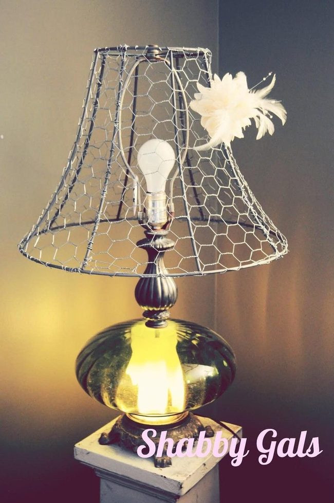 Chicken Wire Industrial Light