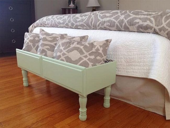 Mint Drawer Bedroom Bench