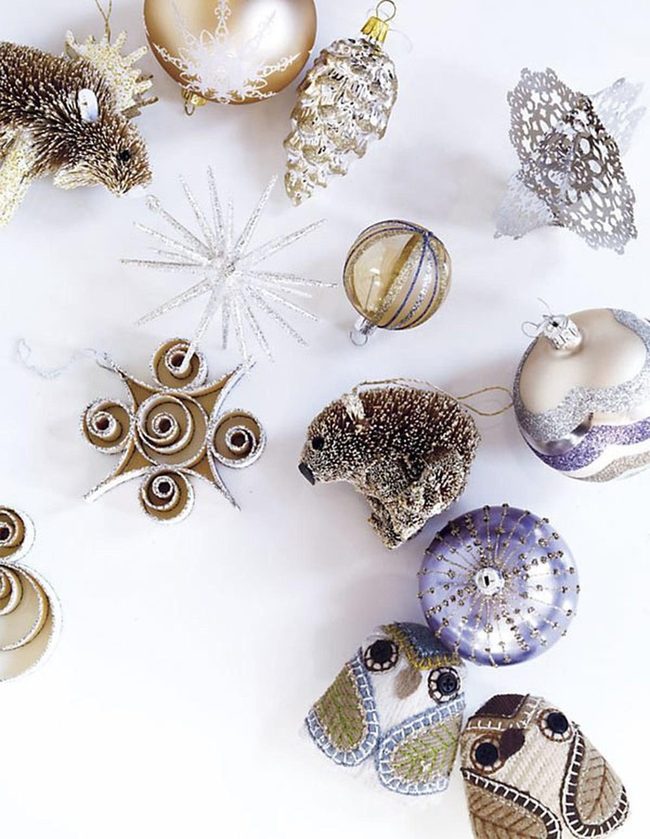 Shimmering Metallic Winter Stars