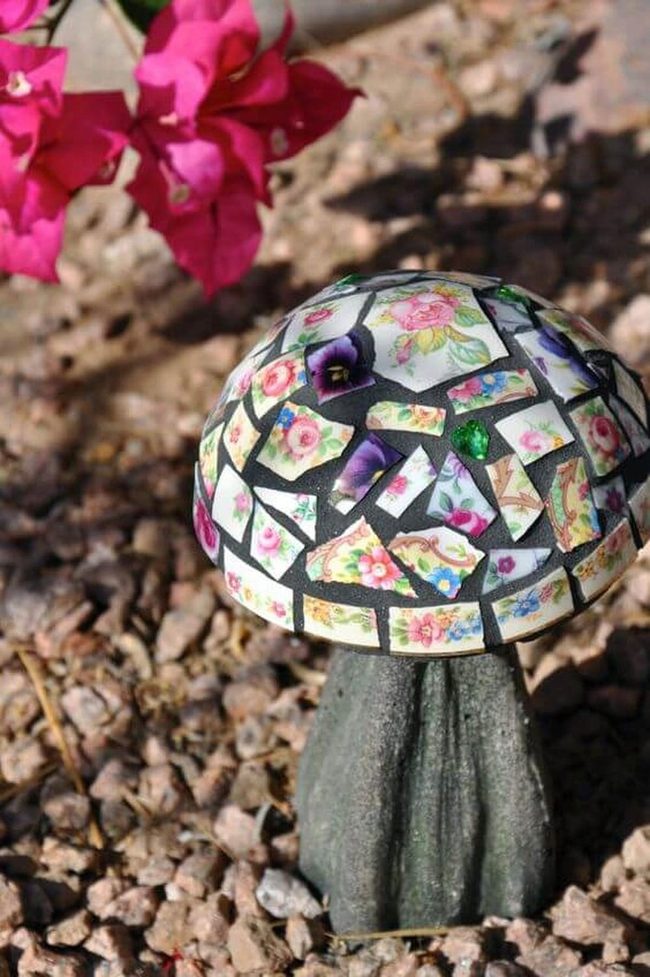 Colorful Stone Mosaics Garden