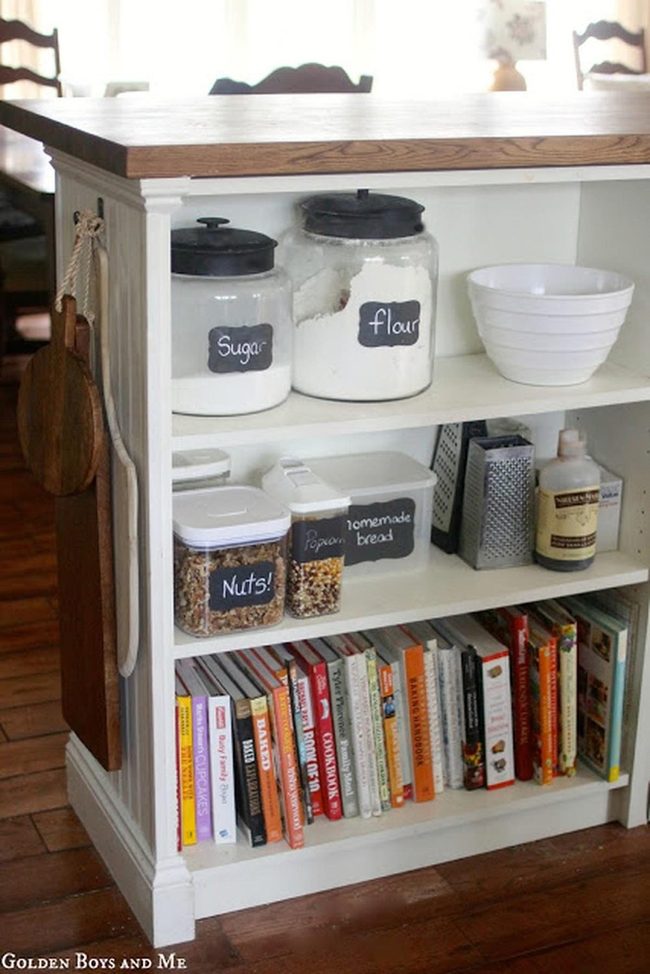Clear Glass Jars, Black Lids