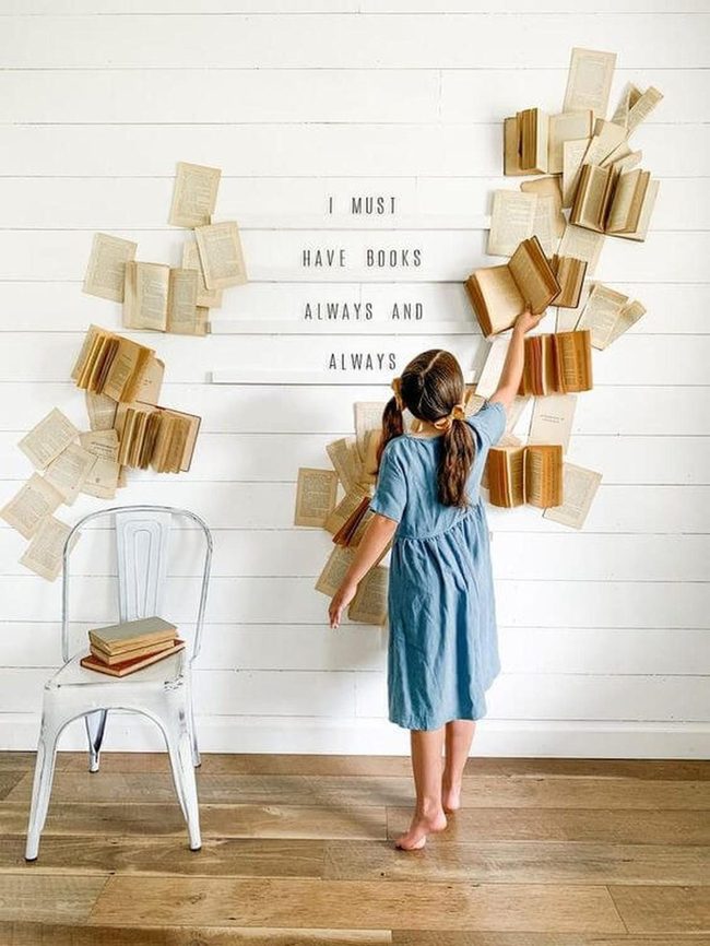 Aged Pages Wall Layers