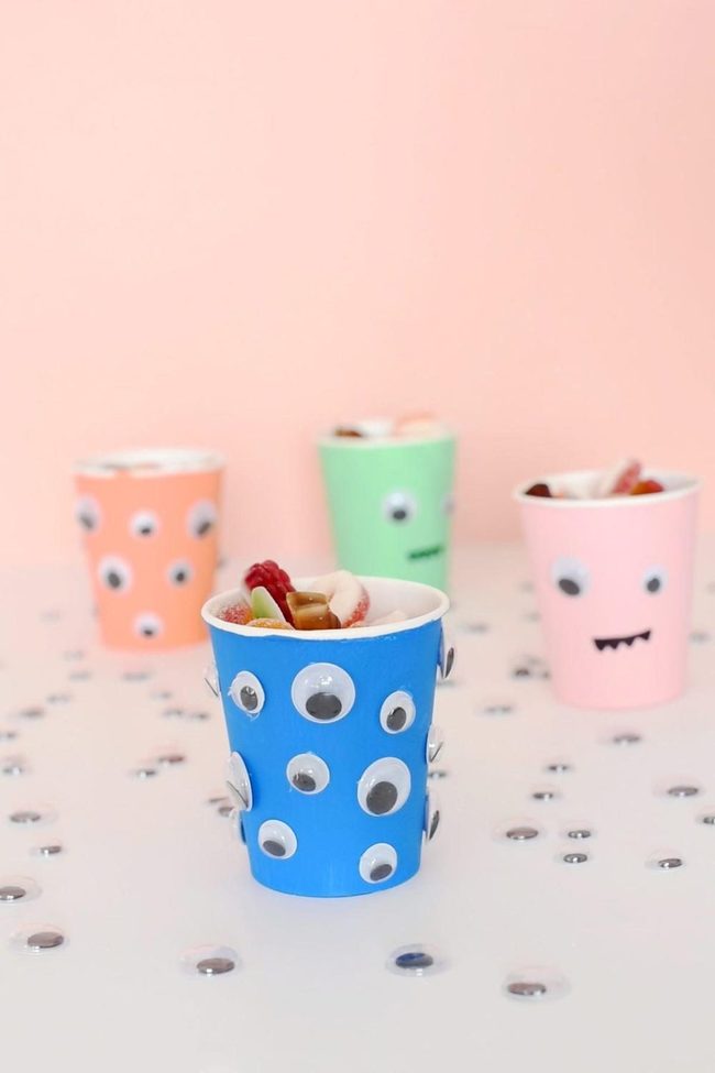 Googly Eye Cup Characters