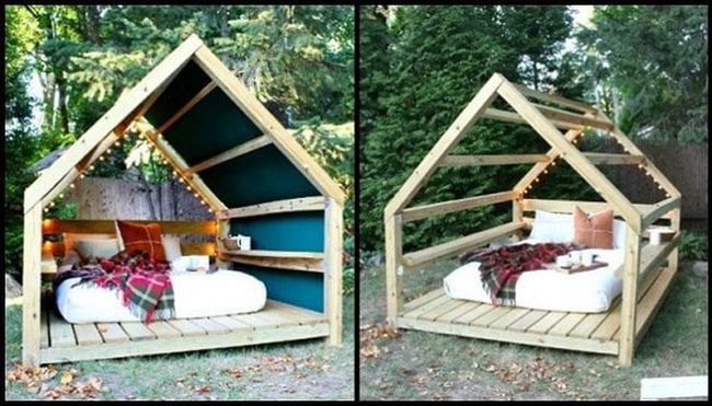 Fabric Canopies, Cushioned Retreat