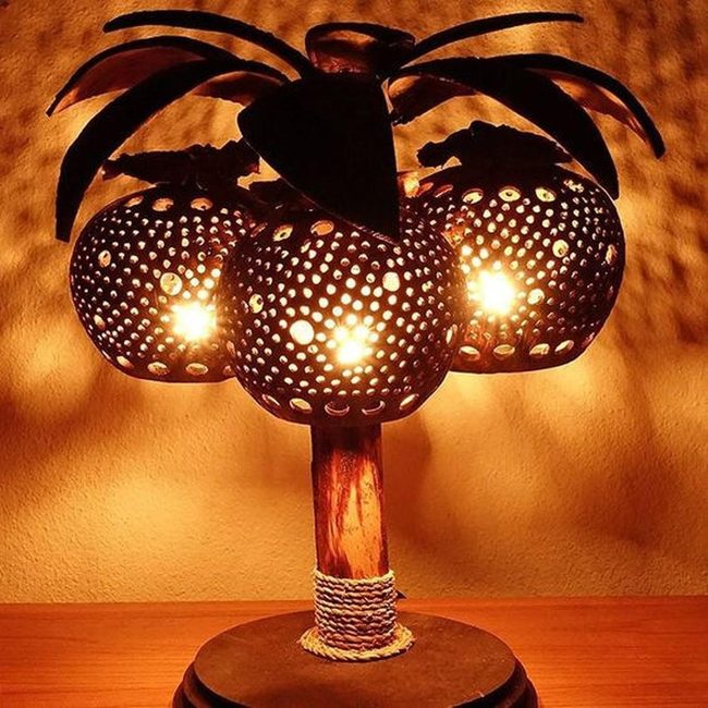 Coconut Shell Shadow Lights
