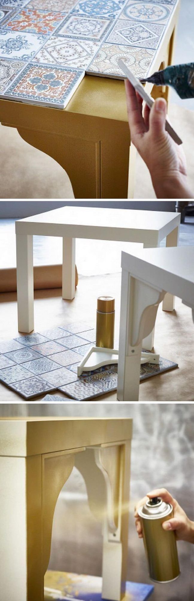 Colorful Broken Tiles Table