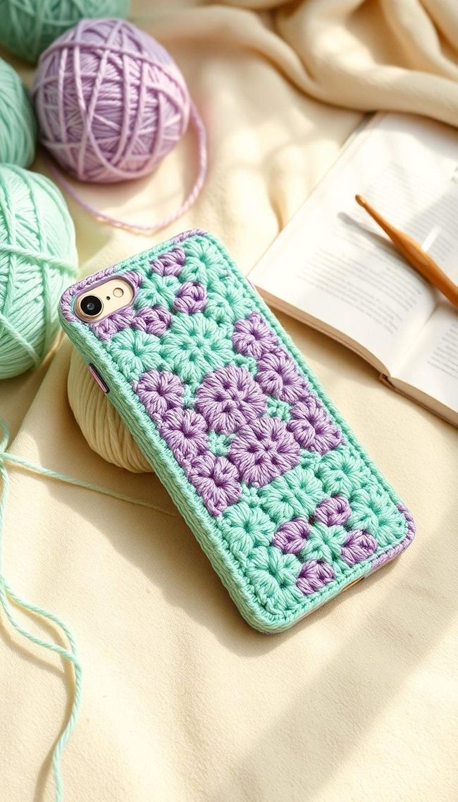 Yarn-Wrapped Phone Shield