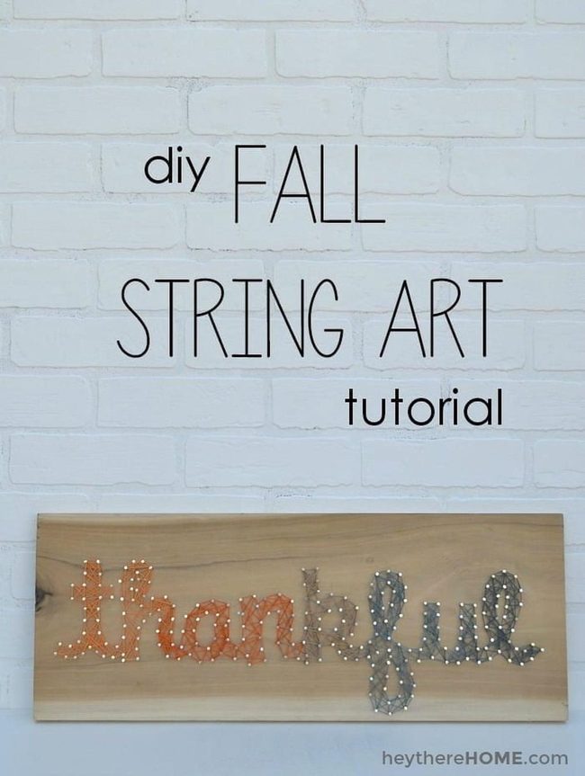 Gradient String Gratitude Display