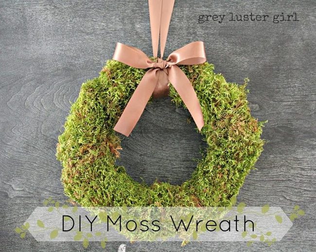 Lush Green Moss Wreath