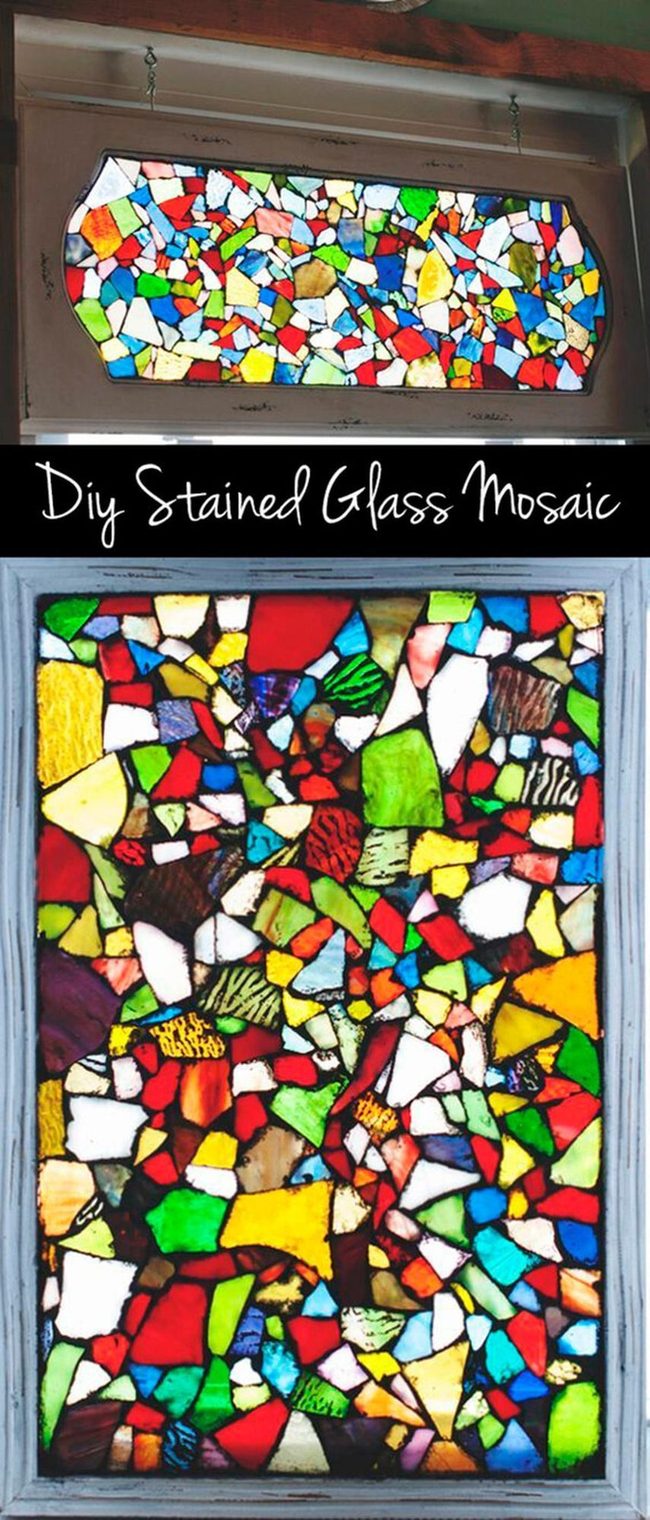 Glittering Stained Glass Light Catcher