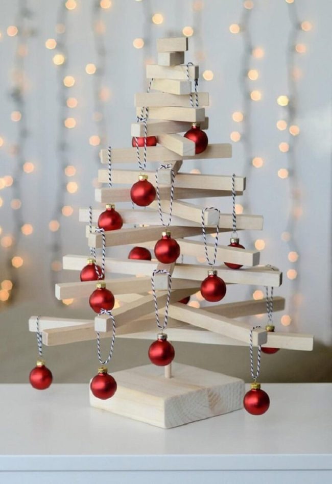 Geometric Wood Tree Structure