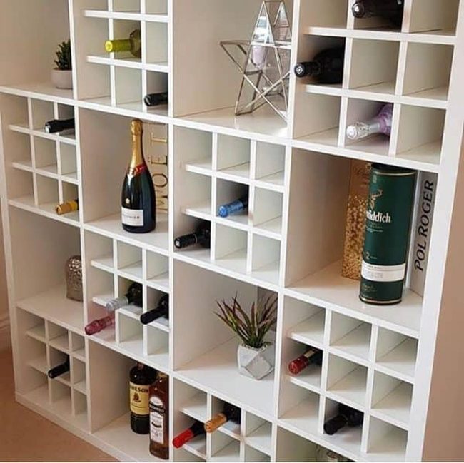 Wine Space For Kallax Shelves