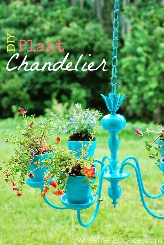Chandelier Plant Holder Summer Blooms