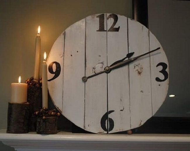 Weathered Wood Wall Clocks