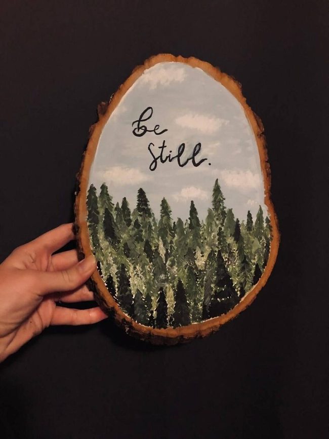 Blue Sky Forest Slices
